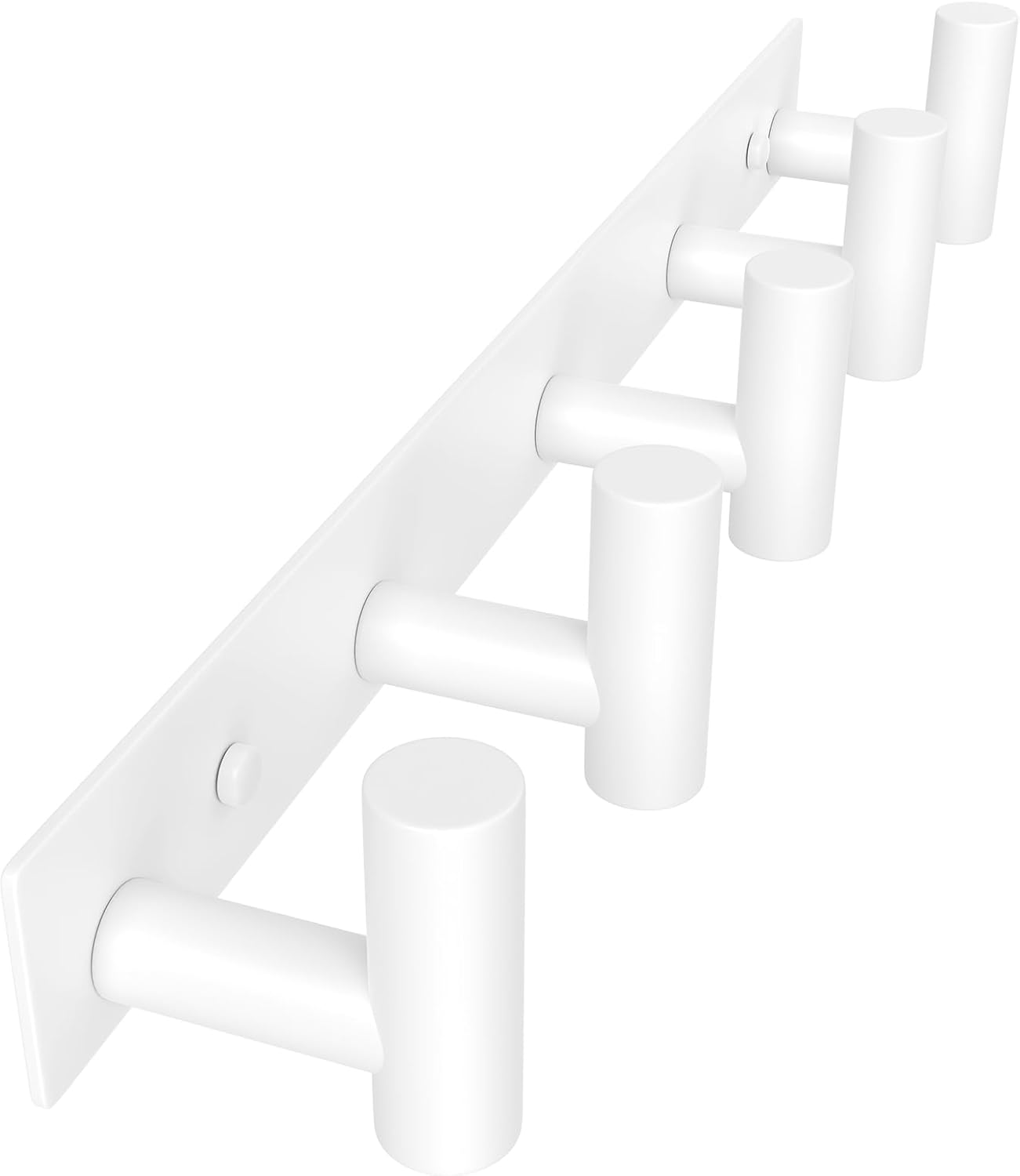 Heavy Duty Hook Clothes Rack Stainless Steel T-Shape Coat Hook, 14.76 Inch Hooks for Hanging, 37.5 cm Wall Hook Ideal for Bathroom,Bedroom (Black,5 Hook) - Image 5