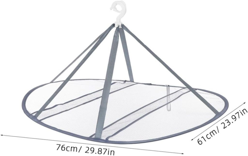 Foldable Flat Mesh Laundry Drying Net for Sweaters and Delicates