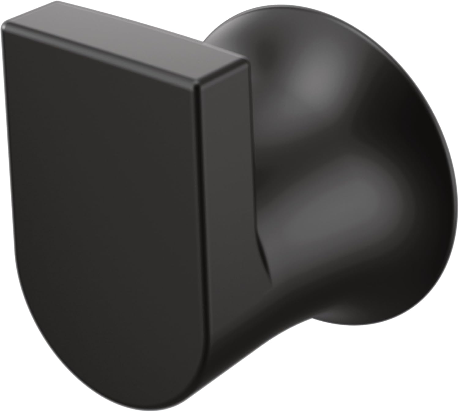 Single Robe Hook or Towel Hanger for Kitchen or Bathroom, Matte Black - Image 4