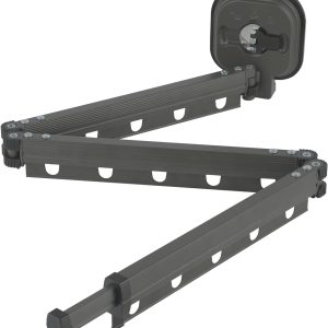 Suction-Cup Retractable Clothes Drying Rack - Image 1