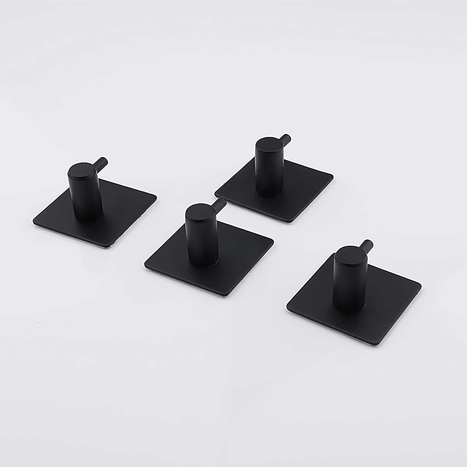 Robe & Bath Towel Hooks - Pack of 6 Pink Plastic Adhesive Hooks for Hassle-Free Hanging on Walls in Bathroom, Kitchen and More??Strong & Traceless Sticky Hook with Single Mount for Door & Clothing - Image 3