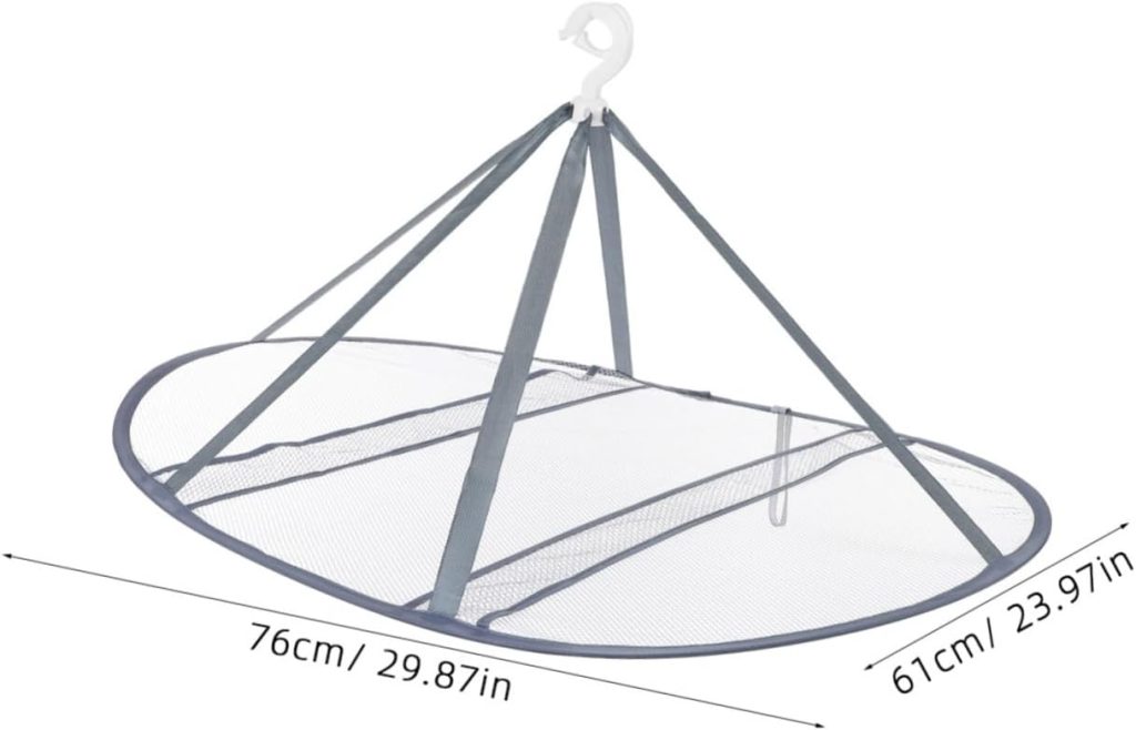 Foldable Flat Mesh Laundry Drying Net for Sweaters