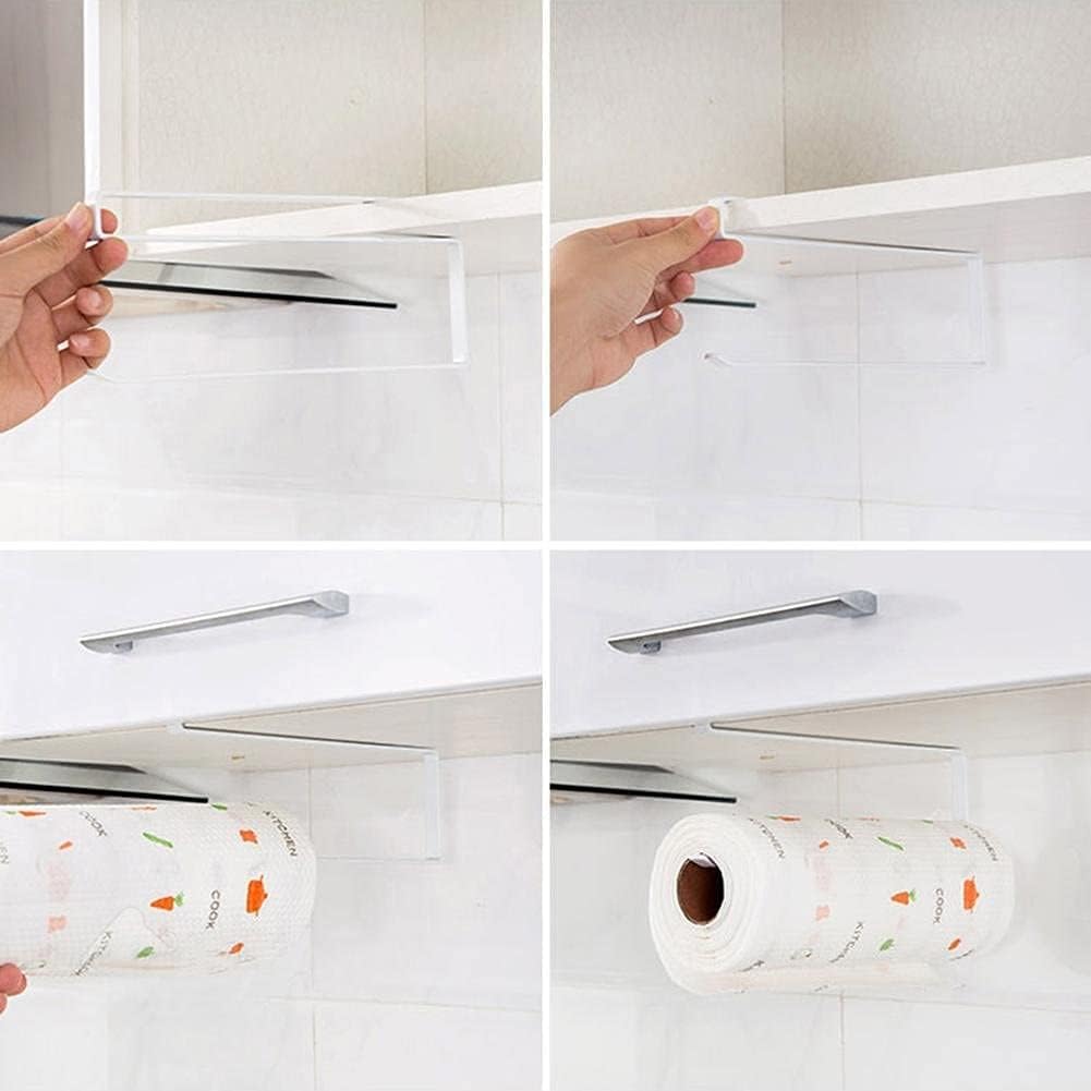 PaPer Towel Holder Towel Rack Towel Bar Hooks for Kitchen, PaPer Roll Holder