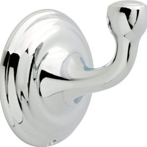 Towel Hooks Polished Chrome Single Bathroom Hooks Wall Mounted for Robes & Towels Hand Towel Hook Holder Kitchen, Bathroom Accessories 70035 - Image 3