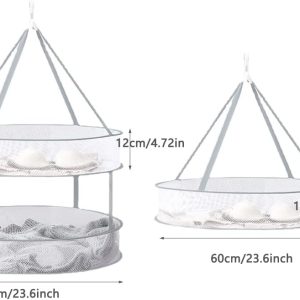 Two-Pack Hanging Mesh Laundry Drying Nets, 60 cm - Image 4