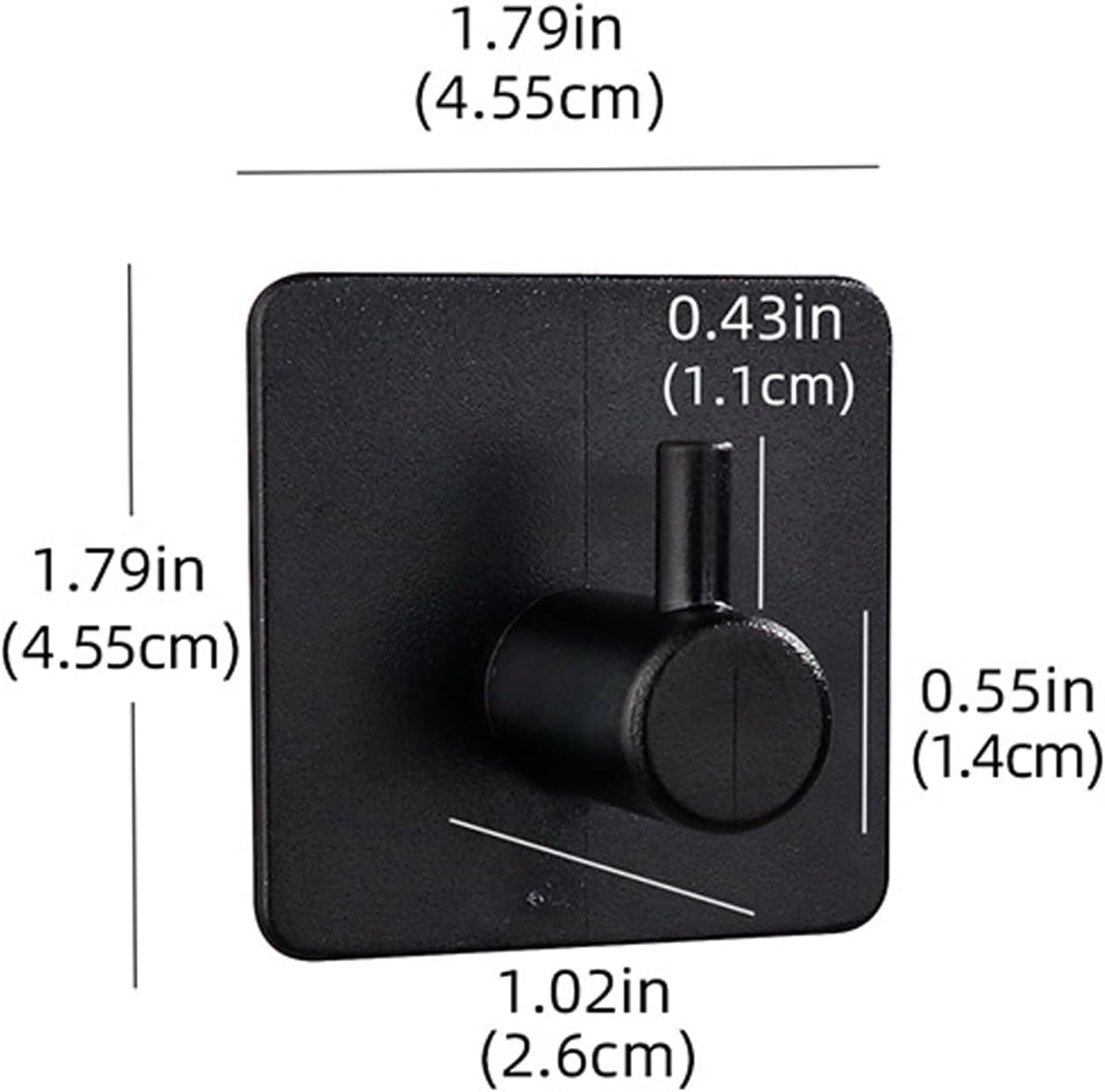 Robe & Bath Towel Hooks - Pack of 6 Pink Plastic Adhesive Hooks for Hassle-Free Hanging on Walls in Bathroom, Kitchen and More??Strong & Traceless Sticky Hook with Single Mount for Door & Clothing - Image 8