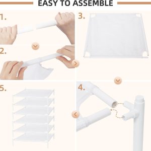 Six-Pack Stackable Mesh Laundry Drying Racks - Image 6