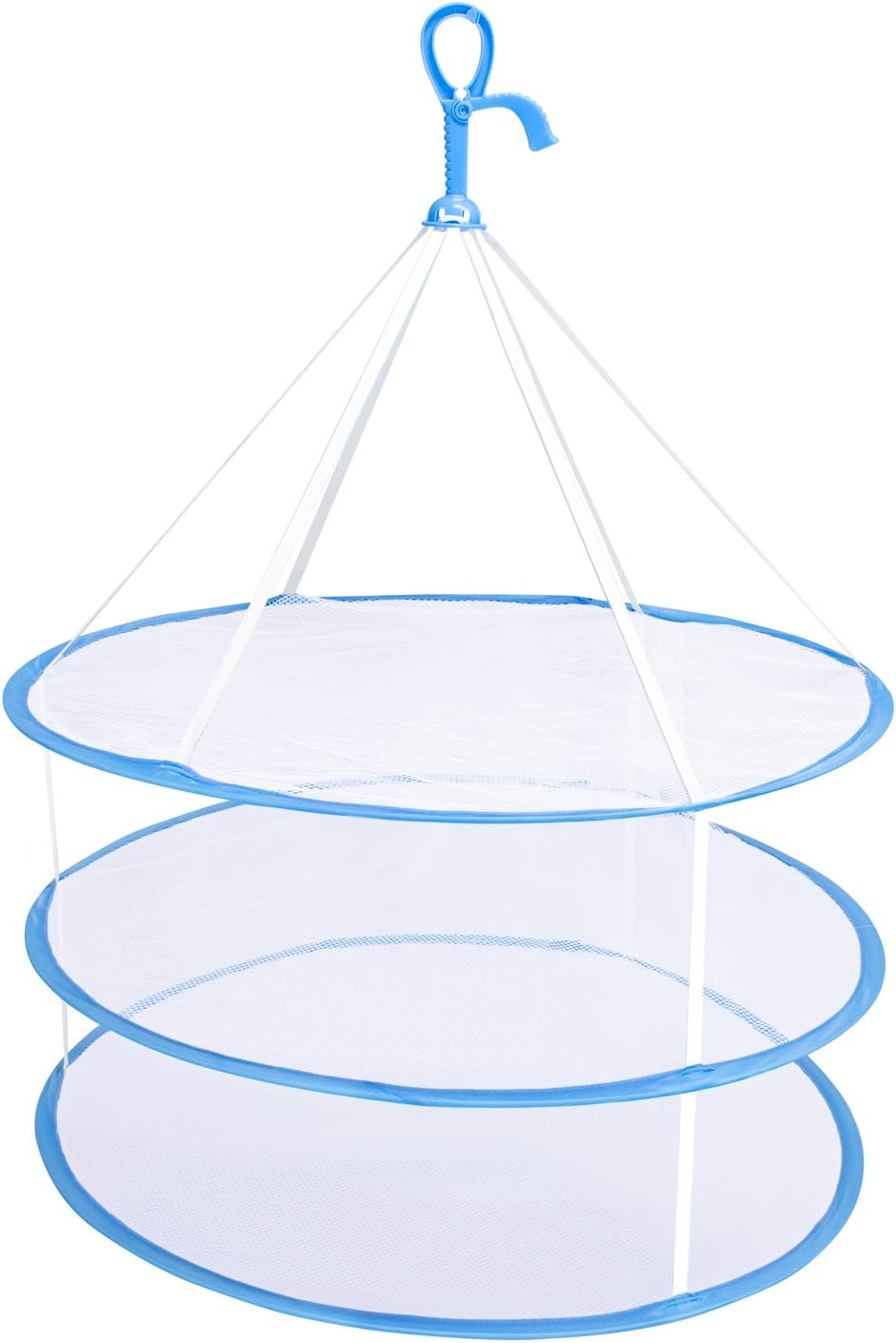 Three-Tier Hanging Mesh Laundry Drying Net, 60 cm - Image 1