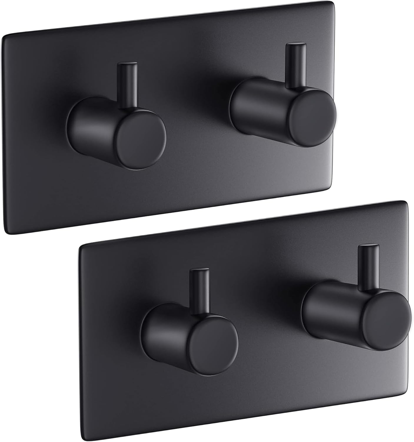 6 Pack Self Adhesive Hooks, Stainless Steel Sticky Hook Heavy Duty, Over 8kg Load - Hooks for Hanging for Towel, Coat, Key, Stick on Bathroom, Kitchen, Door and Wall - Image 3