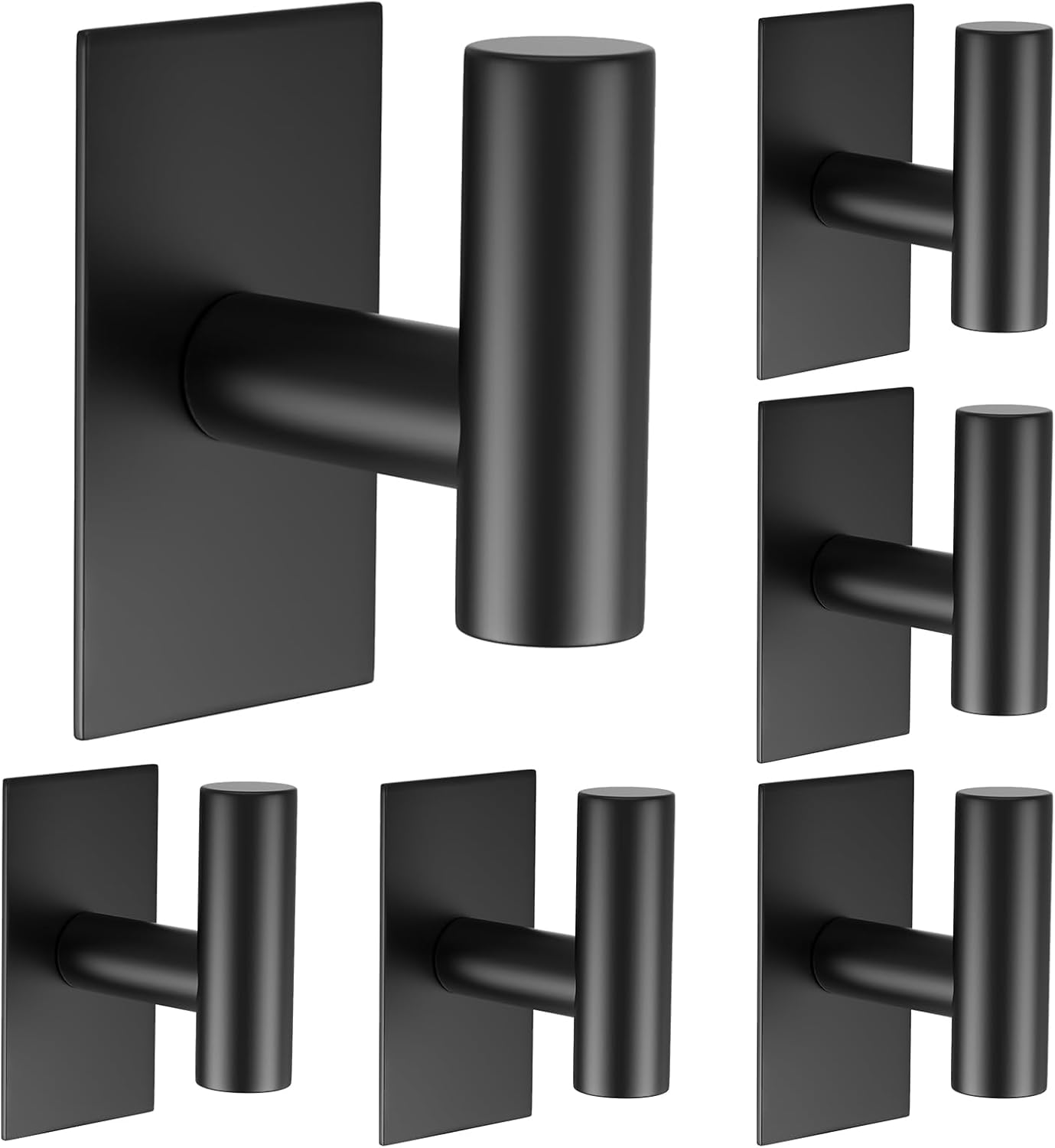 Wall Towel Hooks, Heavy Duty Sticky Holder Waterproof Towel Hooks for Hanging Coat, Clothes, Closet Hook Wall Mount for Kitchen - Image 3
