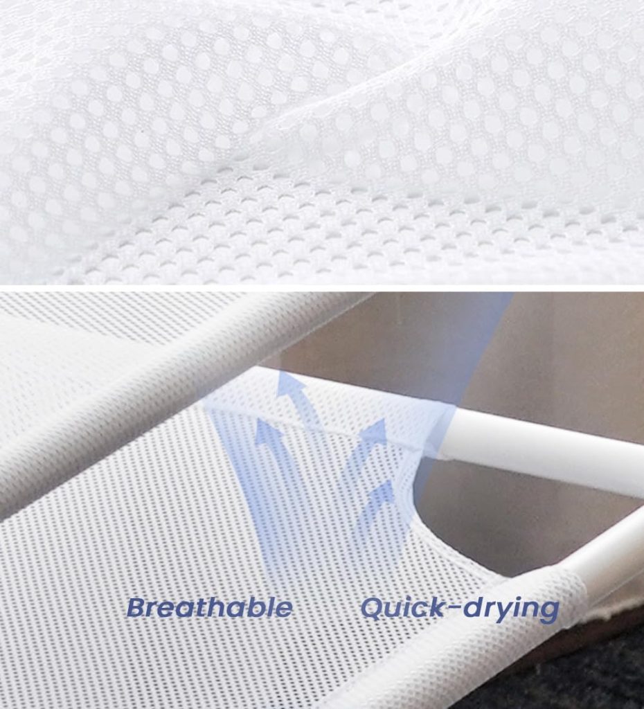 Four-Tier Stackable Mesh Laundry Drying Rack