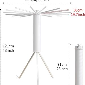 Sixteen-Arm Folding Clothes Drying Stand - Image 2