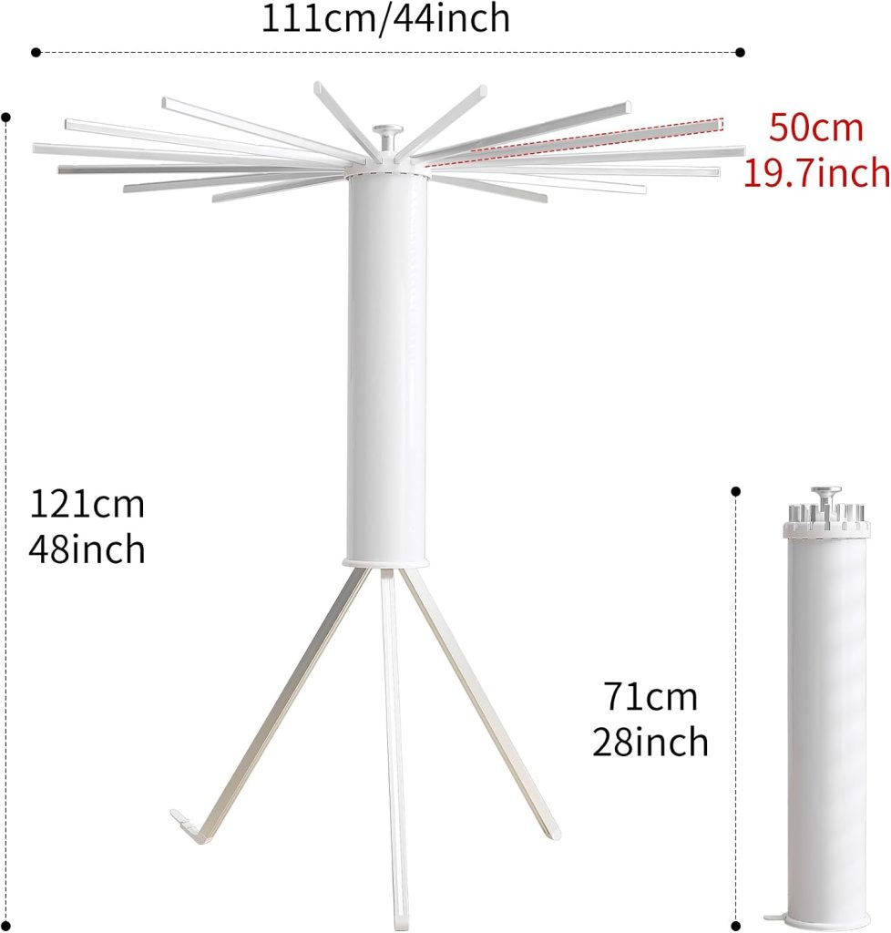 Sixteen-Arm Folding Clothes Drying Stand