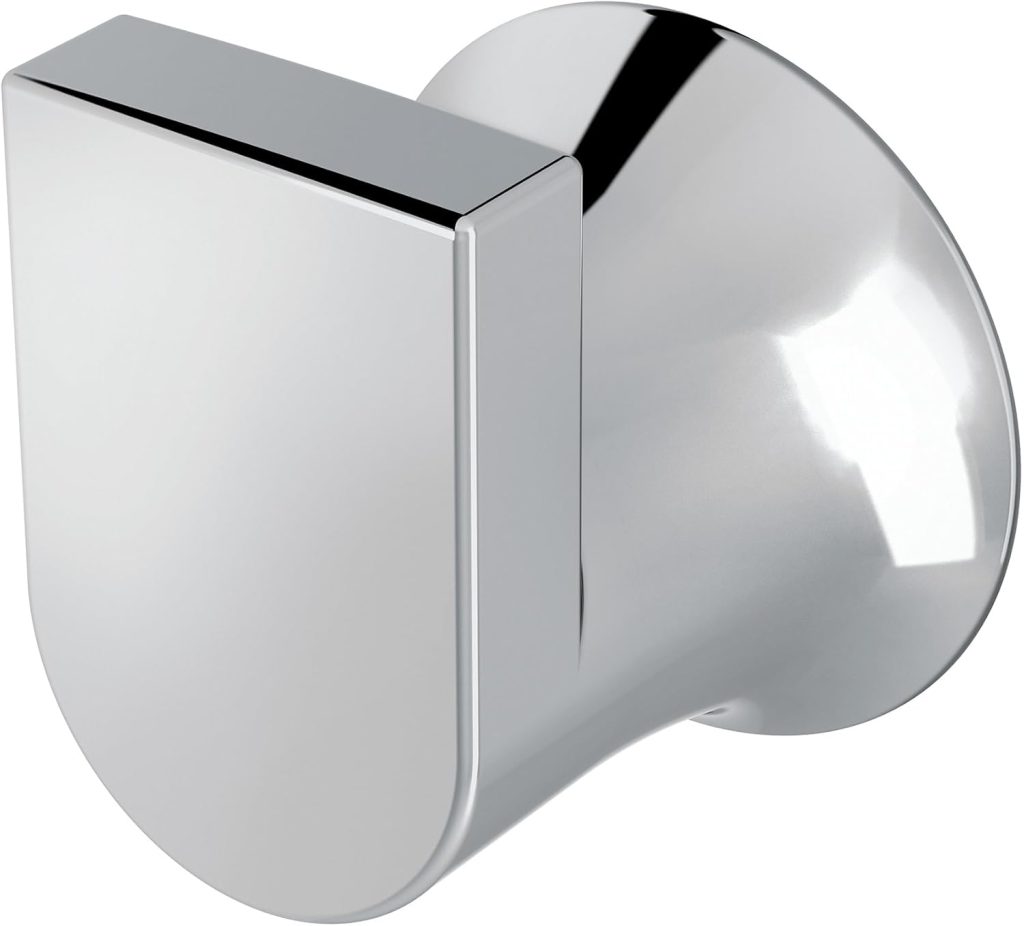 Single Robe Hook or Towel Hanger for Kitchen or Bathroom, Matte Black