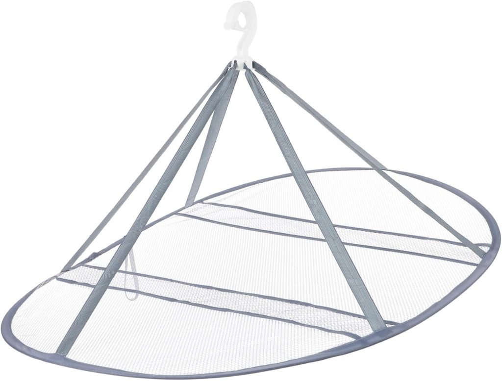 Foldable Flat Mesh Laundry Drying Net for Sweaters