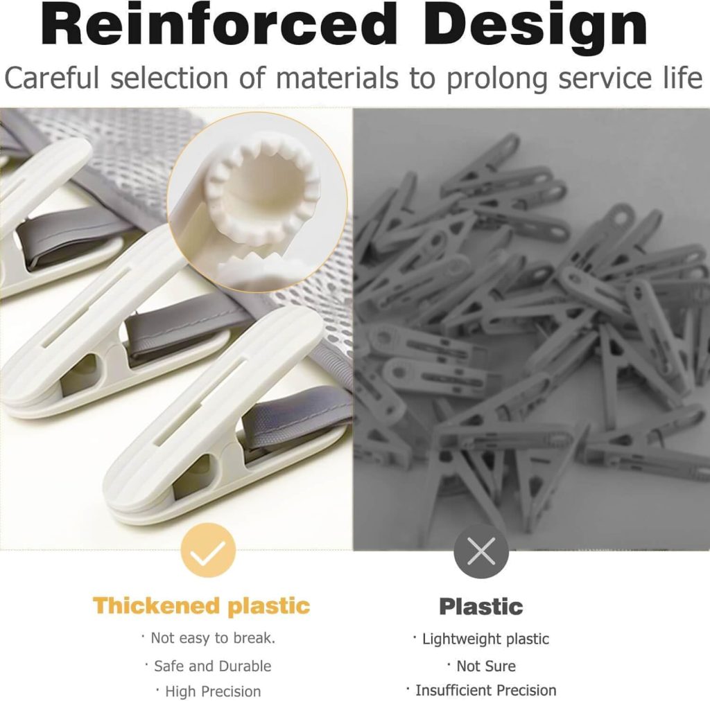 Foldable Mesh Laundry Drying Rack with Clips