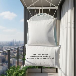 Eight-Piece Mesh Drying Bag Set for Pillows, Shoes and Toys - Image 5