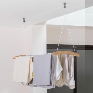 Ceiling-Mounted Pulley Clothes Drying Rack - Image 2