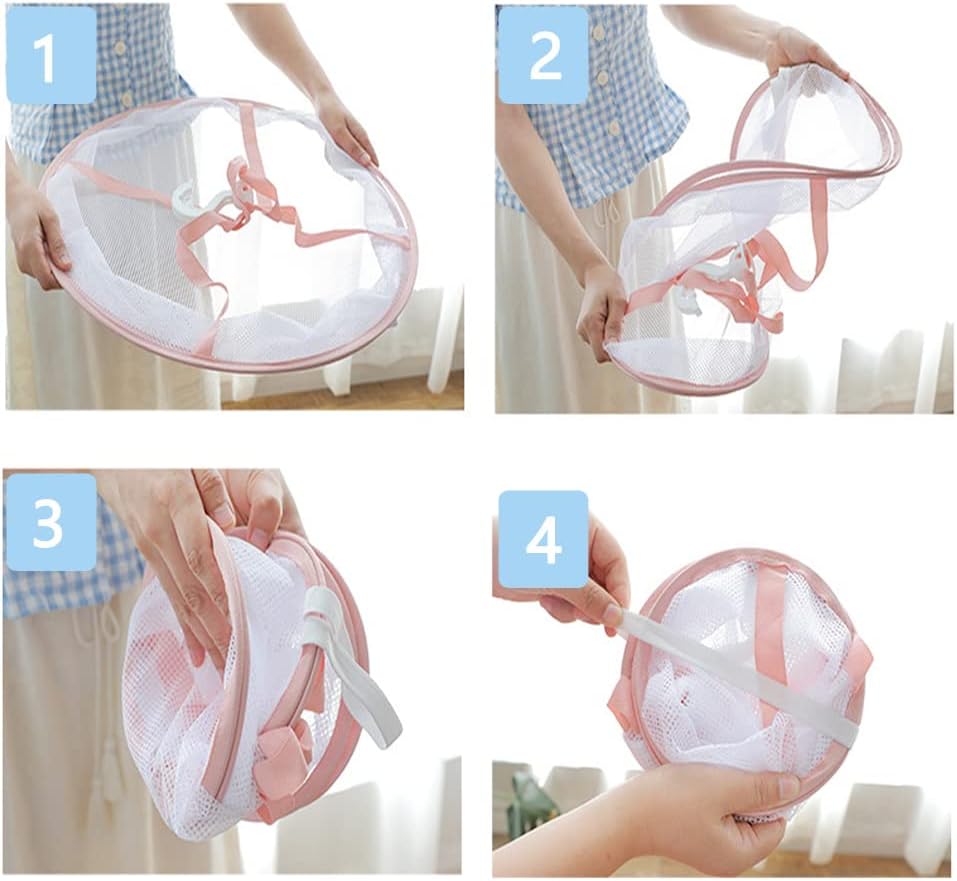 Two-Pack Hanging Mesh Laundry Drying Nets, 60 cm