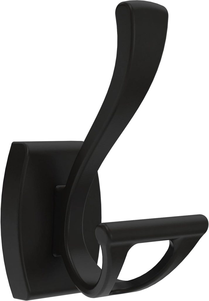 Towel Hook, Robe Hook Satin Nickel Towel Holder for Bathroom, Bathroom Accessories, 135241 2.4 x 2.9 x 4.8 Inches
