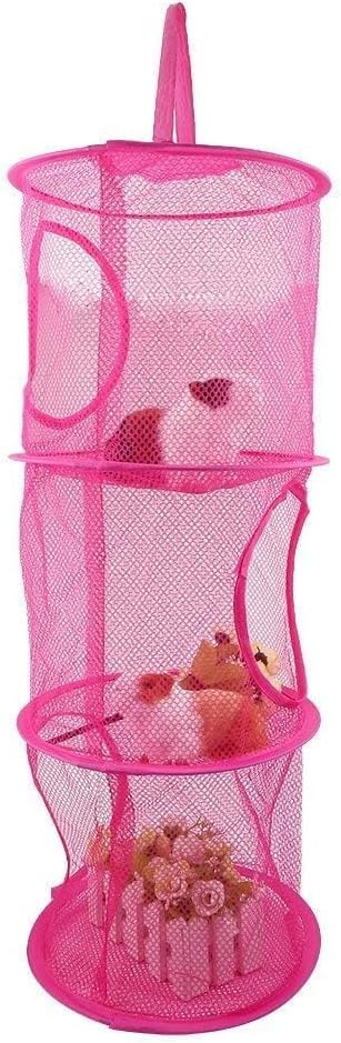 Three-Tier Hanging Mesh Laundry Drying Basket