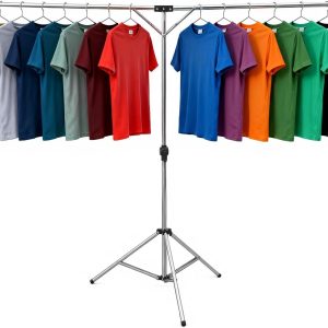 Height-Adjustable Tripod Clothes Drying Rack - Image 1