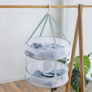 Two-Tier Hanging Mesh Laundry Drying Net, 48 cm - Image 2