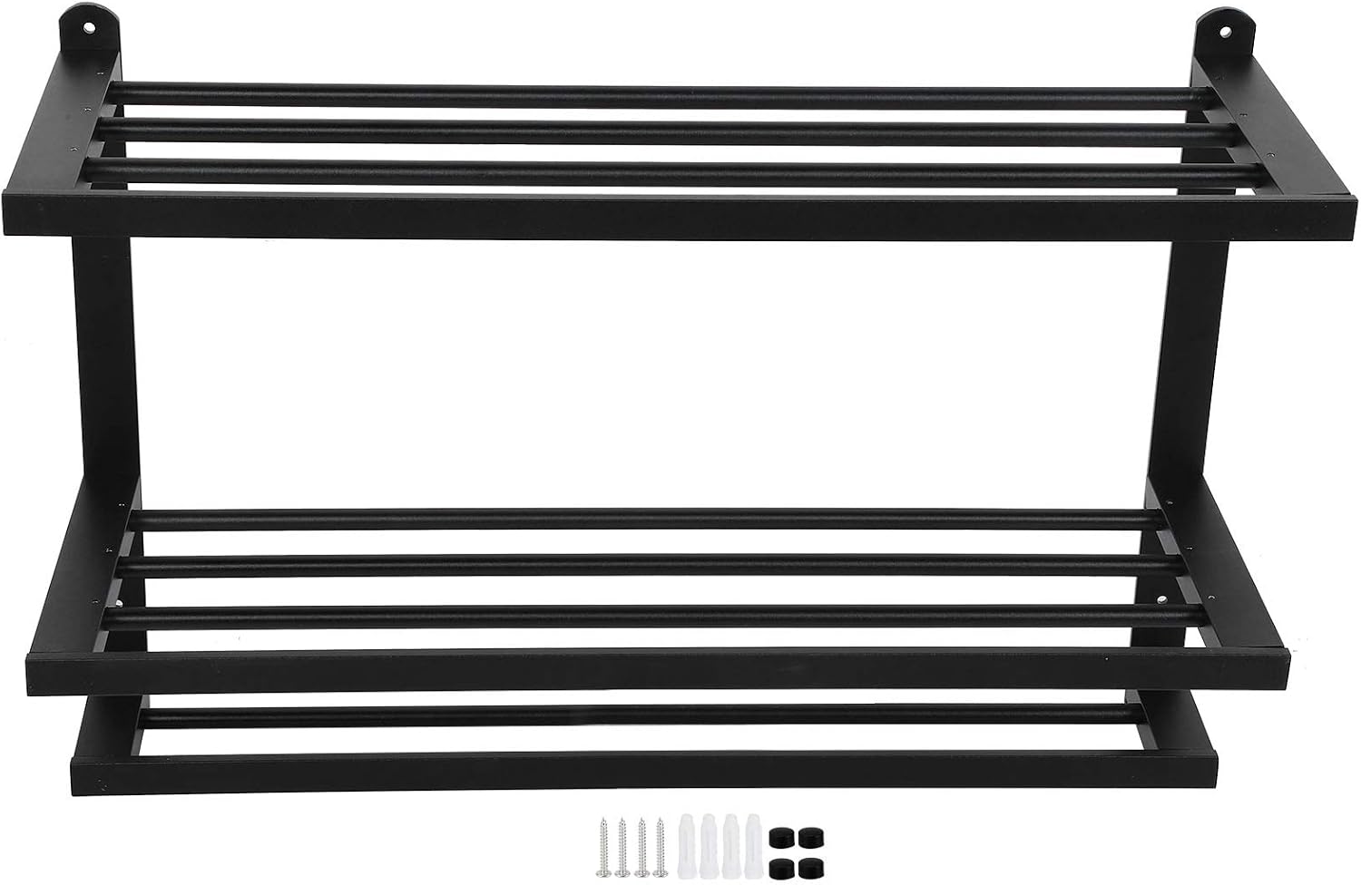 Towel Rail Organiser for Bathroom and Kitchen, Robust Space Aluminium Design, 60.5 x 21.5 x 41 cm - Image 4