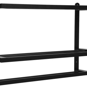 Towel Rail Organiser for Bathroom and Kitchen, Robust Space Aluminium Design, 60.5 x 21.5 x 41 cm - Image 1