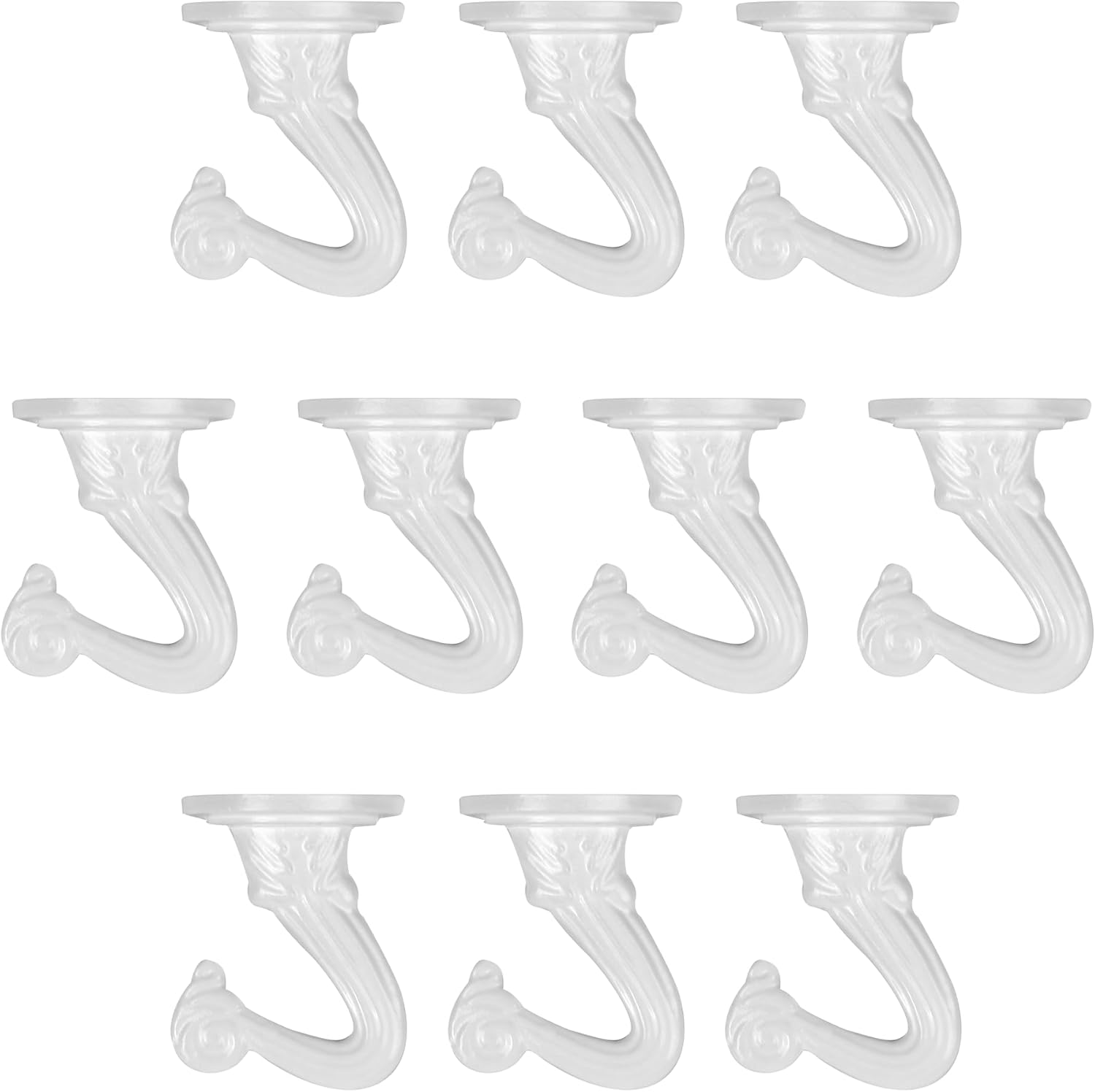 6 pcs Ceiling Hooks for Hanging Plants,Hanging Hanging Lights Metal Small Hooks,Indoor Outdoor Wall Heavy Duty Plant Hanger Swag Hook - Image 4