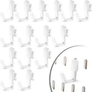 15 Pcs Heavy-Duty Pegboard Hooks Adjustable Hanging Hooks for Garage, Home, Office Storage, Indoor Wall Organizer Accessories - Image 1
