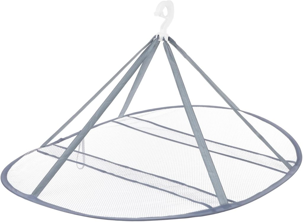 Foldable Flat Mesh Laundry Drying Net for Sweaters and Delicates