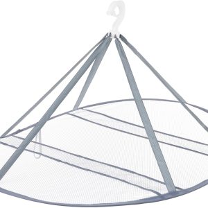 Foldable Flat Mesh Laundry Drying Net for Sweaters and Delicates - Image 1
