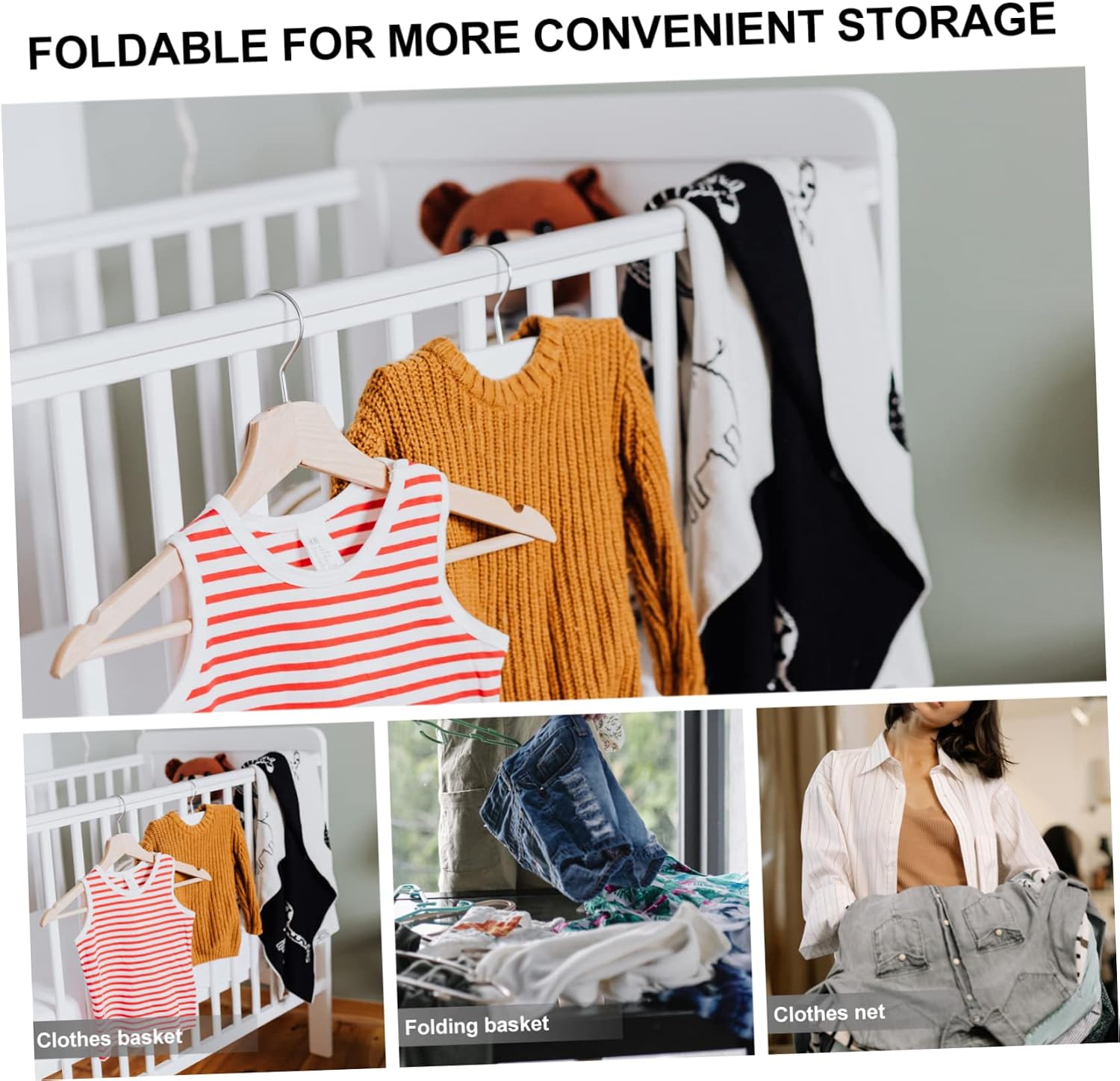 Rectangular Hanging Mesh Laundry Drying Net - Image 8
