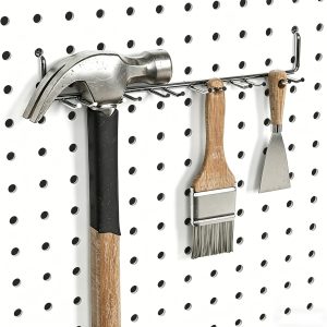Hooks Assortment with Pegboard Bins, Peg Locks, for Organizing Various Tools, 140 Piece - Image 3