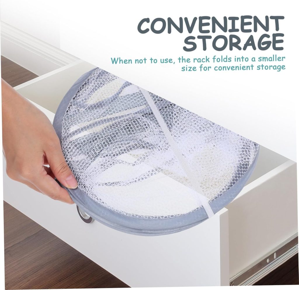 Foldable Flat Mesh Laundry Drying Net for Sweaters