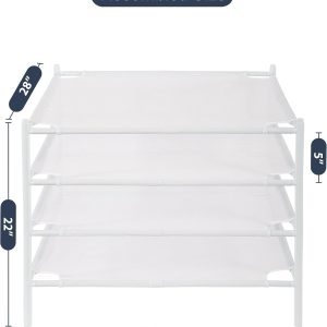 Four-Pack Stackable Mesh Laundry Drying Racks - Image 6