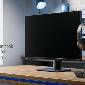 10Pack Pegboard Hooks | Black Plastic Wall-Mounted Tool Organizer | Easy Installation for Desk Tidiness & Space Efficiency | Sleek Design with - Image 2