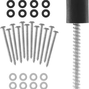 Pegboard Mounting Hardware Kit for Wall Installation and Organization 72 Piece Set Includes 24 Sets of Stainless Steel Screws Spacers and Washers Compatible with 1/4 and 1/8 Inch Pegboards - Image 2