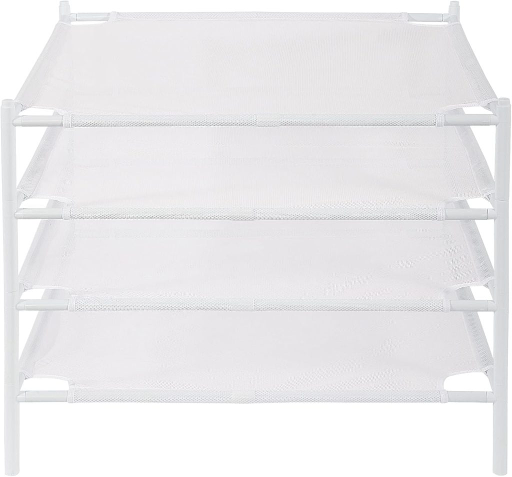Four-Pack Stackable Mesh Laundry Drying Racks