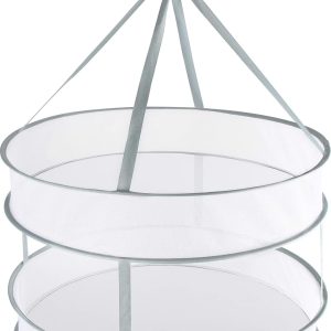 Two-Tier Large Hanging Mesh Laundry Drying Net, 61 cm - Image 1