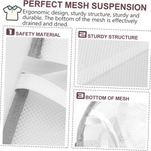 Rectangular Hanging Mesh Laundry Drying Net - Image 5