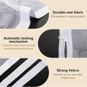 Two-Pack Mesh Shoe Drying Bags for Washer and Dryer - Image 3