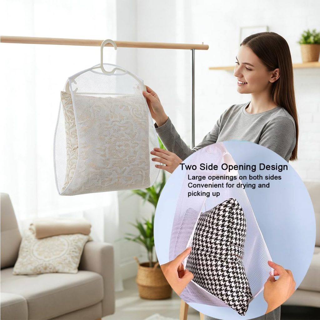 Eight-Piece Mesh Drying Bag Set for Pillows, Shoes and Toys