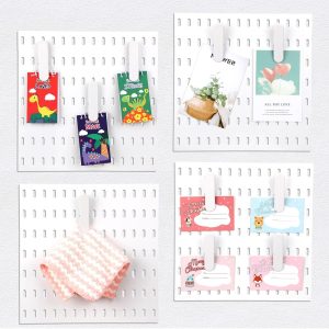 Pegboard Accessories Clips, White Pegboard Clips, Quality Metal Material, Metal Pegboard Attachment for Crafts, Kitchen, Bathroom, Living Room, Office Wall, Organize Storage (10 Pcs) - Image 2