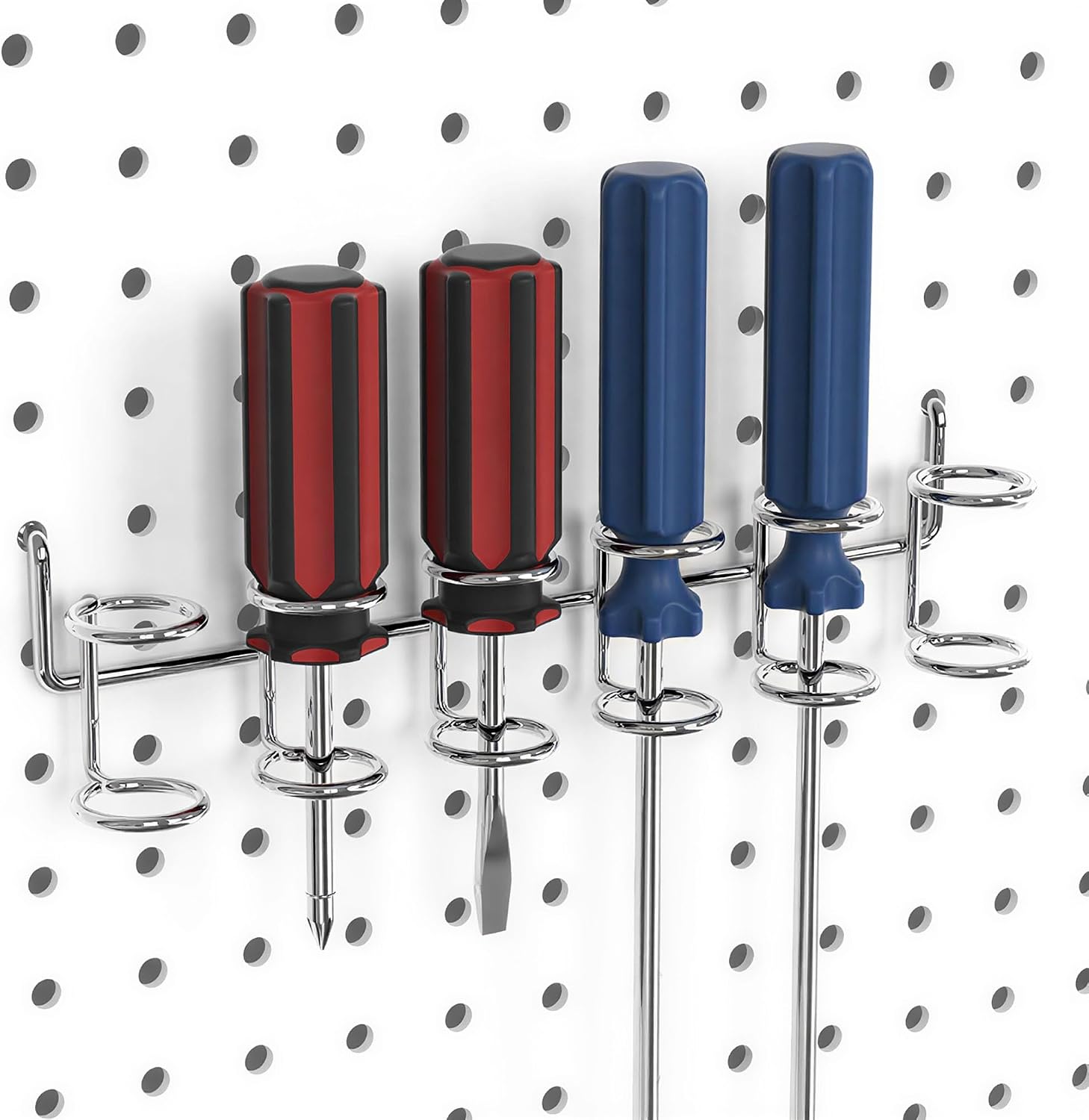 Pegboard Hooks Assortment with Pegboard Bins, Peg Locks, for Organizing Various Tools, 80 Piece - Image 3