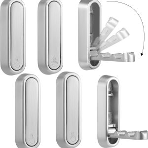 Foldable Wall Hook, 40 lbs Heavy Duty Screw Mounted, Aluminum Alloy Flip-Down Gold Coat Hook, Space-Saving Folding Wall Hanger for Bathroom Bedroom Entryway Closet, Includes Screws (2 Pack) - Image 10