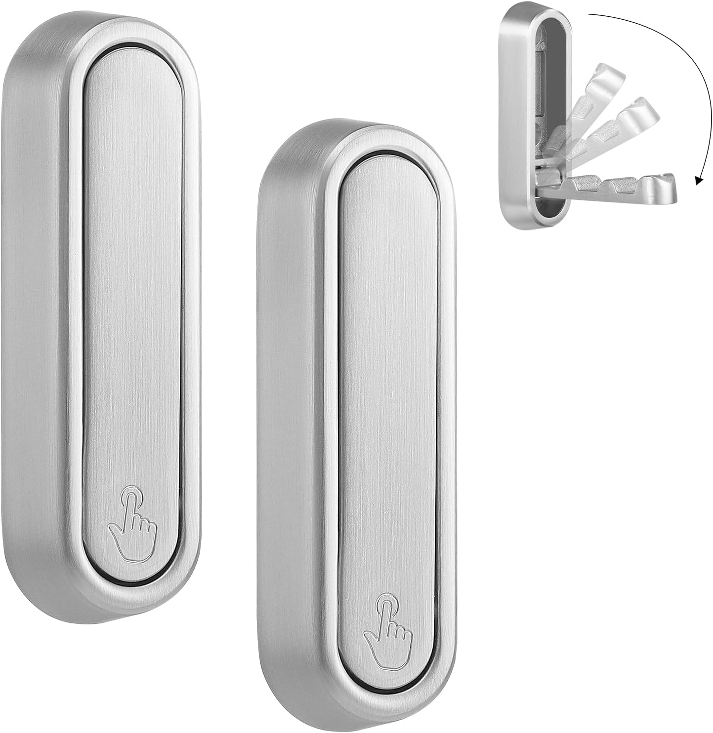 Foldable Wall Hook, 40 lbs Heavy Duty Screw Mounted, Aluminum Alloy Flip-Down Gold Coat Hook, Space-Saving Folding Wall Hanger for Bathroom Bedroom Entryway Closet, Includes Screws (2 Pack) - Image 4