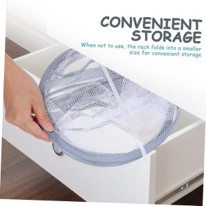 Foldable Flat Mesh Laundry Drying Net for Sweaters and Delicates - Image 2