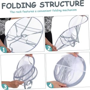 Foldable Flat Mesh Laundry Drying Net for Sweaters - Image 7